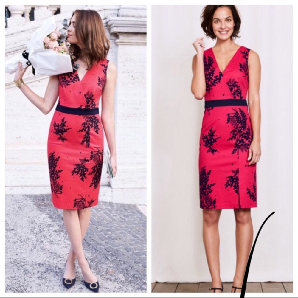 Nadia sheath dress - Boden. Size 8